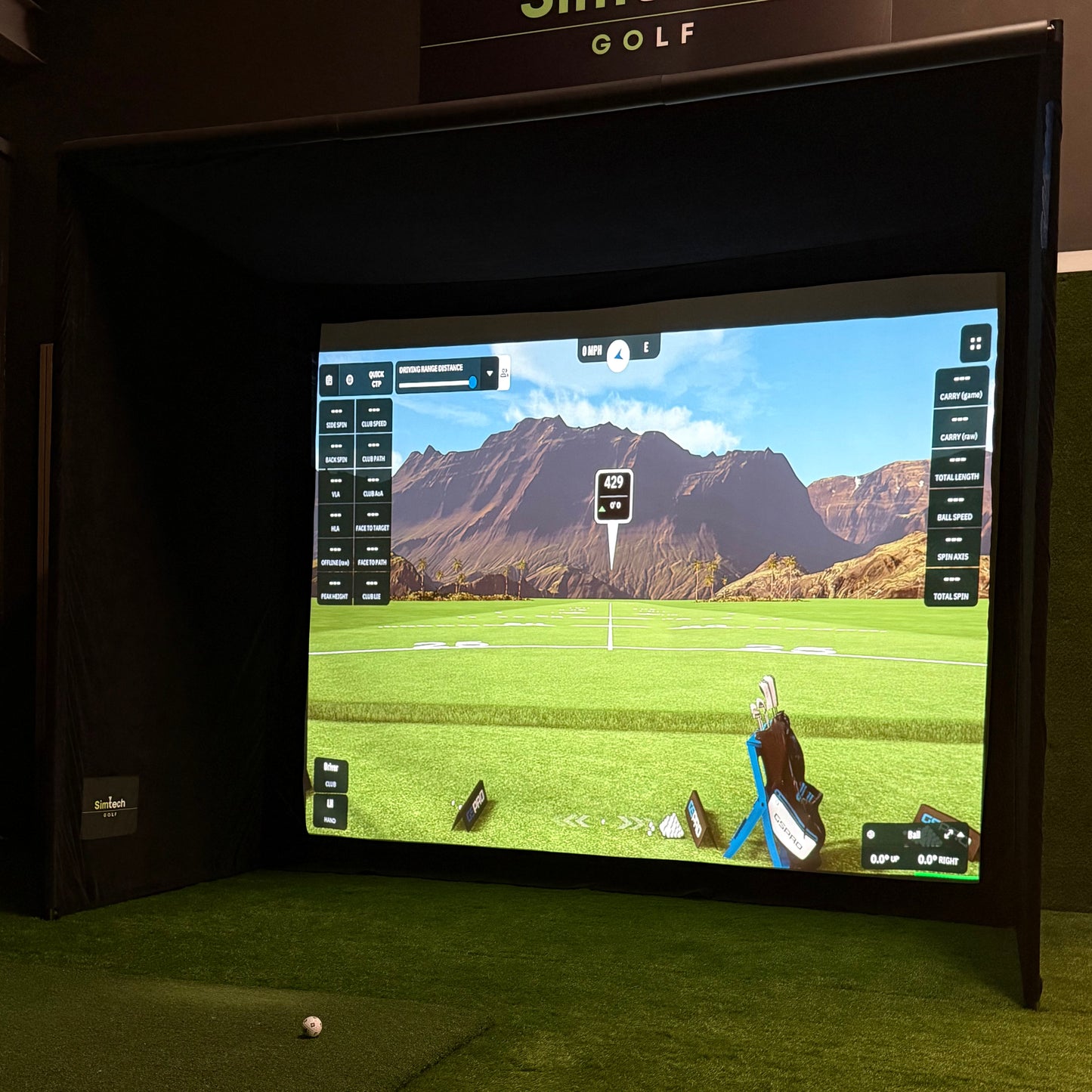 HoleOne by SimTech – Premium DIY Golf Simulator Enclosure with 4k Impact Screen