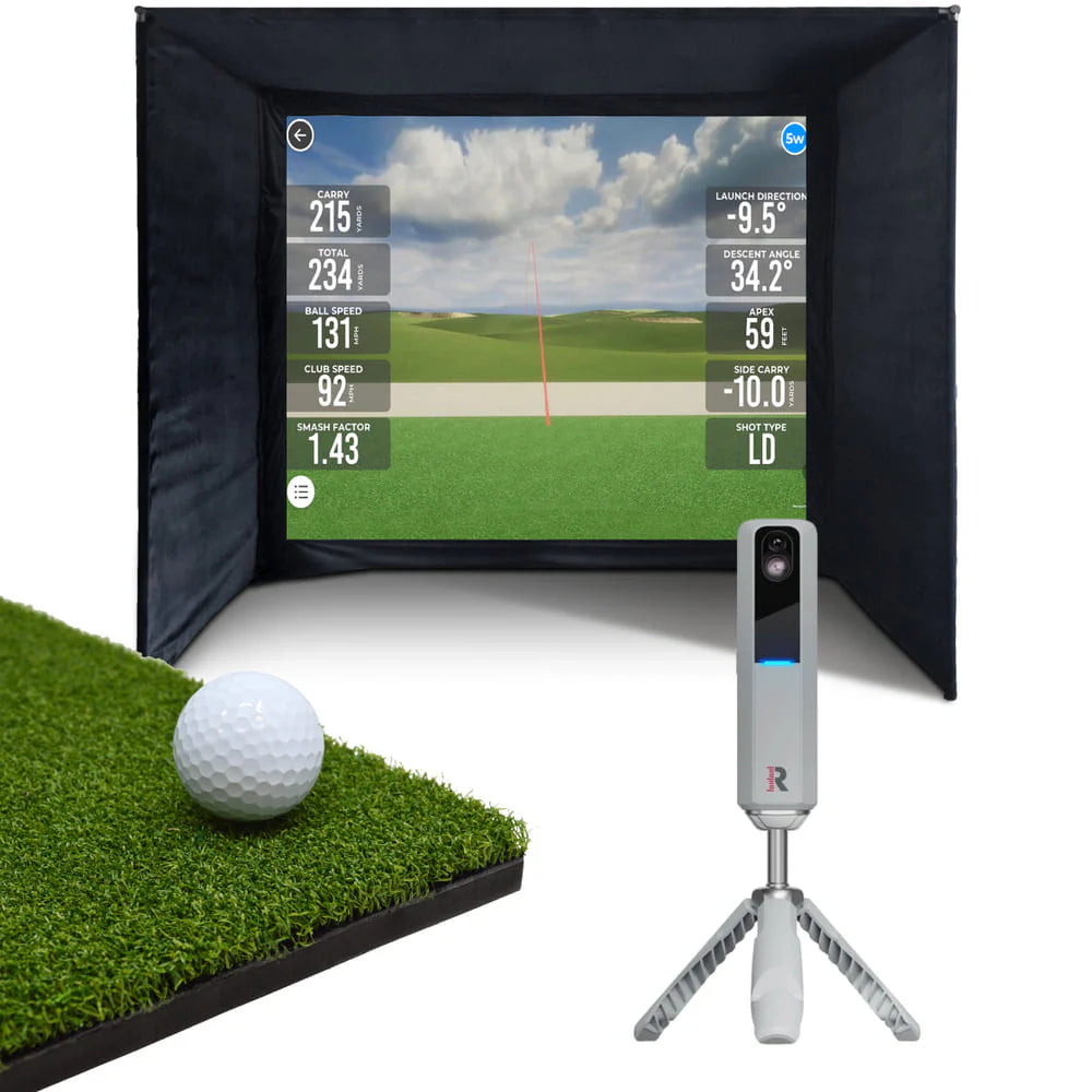 BUILD YOUR OWN ENCLOSURE BUNDLE SIM 2 - (9'10 x 8'2 x 4'11 ft 3 x 2.5 x 1.5 m) Standard RAPSODO MLM2PRO MOBILE LAUNCH MONITOR & GOLF SIMULATOR