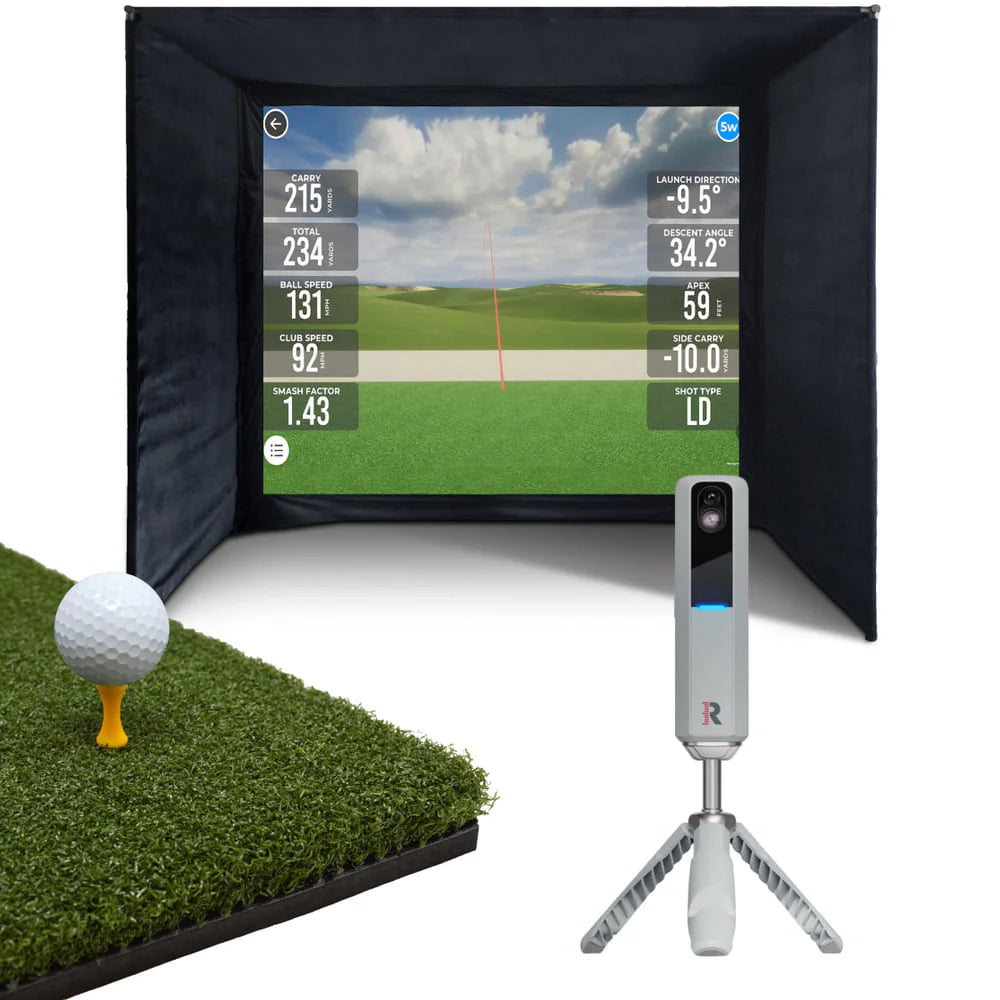 BUILD YOUR OWN ENCLOSURE BUNDLE SIM 2 - (9'10 x 8'2 x 4'11 ft 3 x 2.5 x 1.5 m) Tee Turf RAPSODO MLM2PRO MOBILE LAUNCH MONITOR & GOLF SIMULATOR