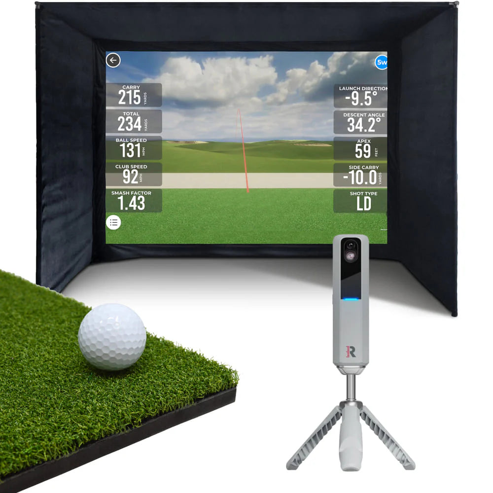 BUILD YOUR OWN ENCLOSURE BUNDLE SIM 3 - (11'10 x 8'2 x 4'11 ft 3.6 x 2.5 x 1.5 m) Standard RAPSODO MLM2PRO MOBILE LAUNCH MONITOR & GOLF SIMULATOR