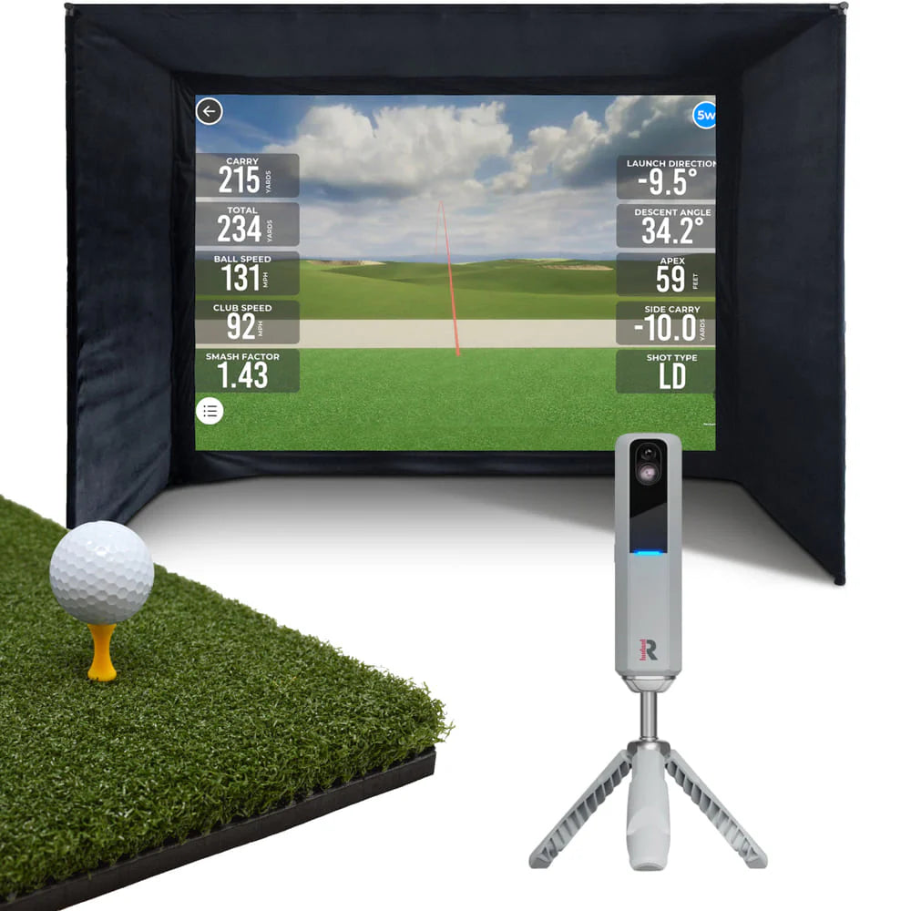 BUILD YOUR OWN ENCLOSURE BUNDLE SIM 3 - (11'10 x 8'2 x 4'11 ft 3.6 x 2.5 x 1.5 m) Tee Turf RAPSODO MLM2PRO MOBILE LAUNCH MONITOR & GOLF SIMULATOR
