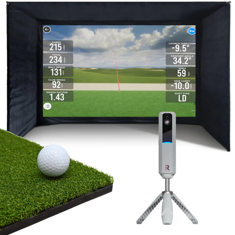 BUILD YOUR OWN ENCLOSURE BUNDLE SIM 4 - (13'2 x 8'2 x 4'11 ft 4 x 2.5 x 1.5 m) Standard RAPSODO MLM2PRO MOBILE LAUNCH MONITOR & GOLF SIMULATOR