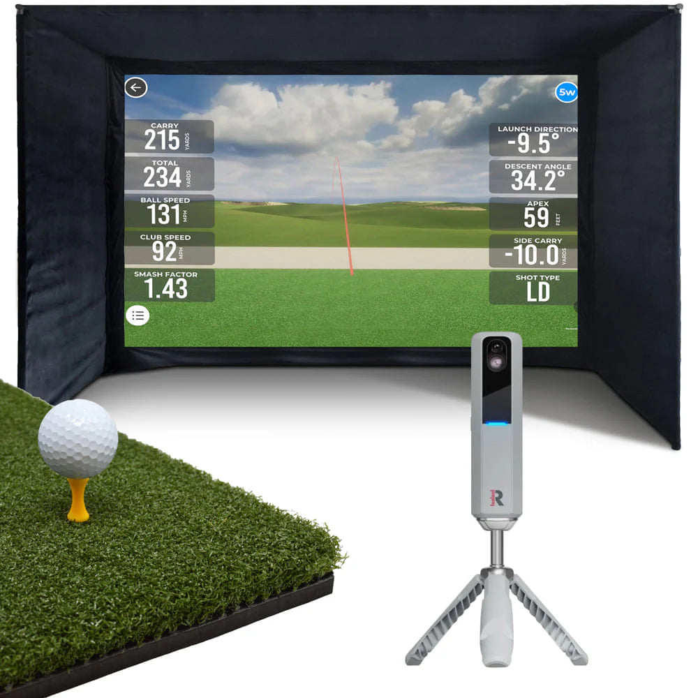 BUILD YOUR OWN ENCLOSURE BUNDLE SIM 4 - (13'2 x 8'2 x 4'11 ft 4 x 2.5 x 1.5 m) Tee Turf RAPSODO MLM2PRO MOBILE LAUNCH MONITOR & GOLF SIMULATOR