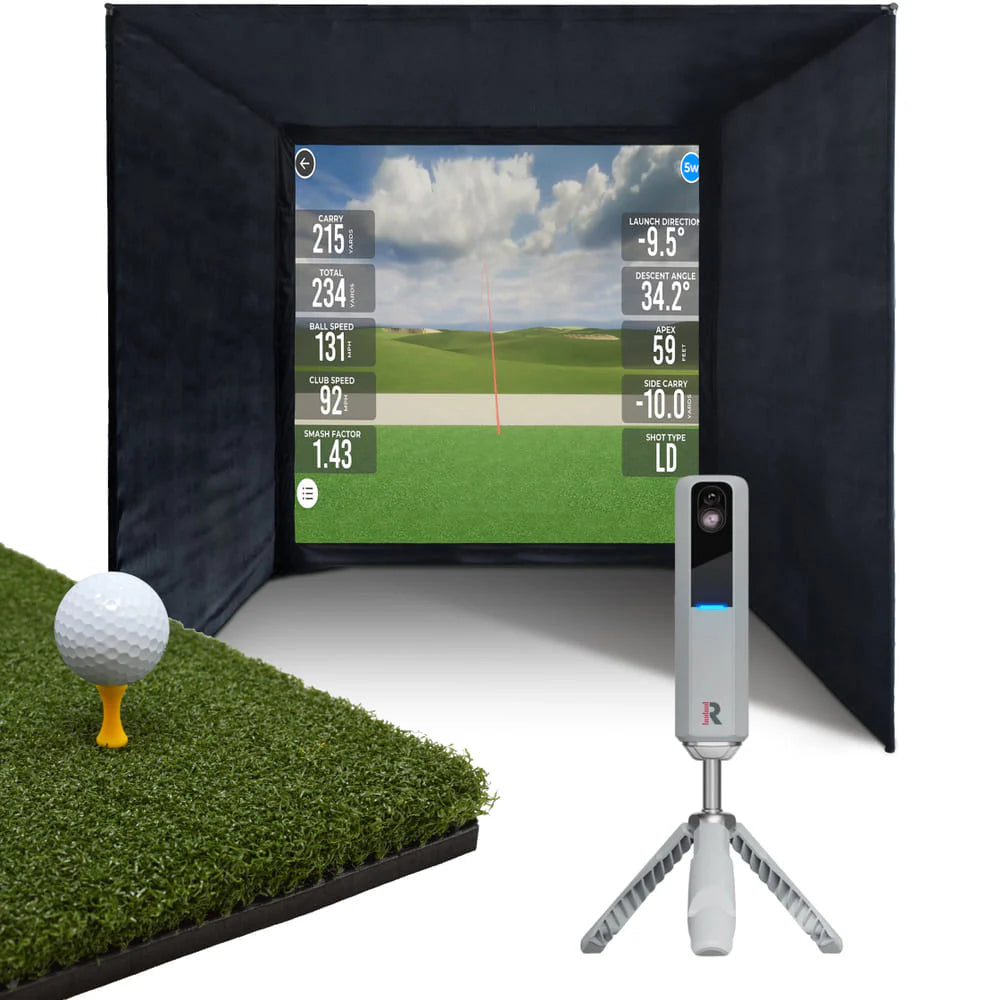 BUILD YOUR OWN ENCLOSURE BUNDLE SIM 5 - (9'10 x 9'10 x 9'10 ft 3 x 3 x 3 m) Tee Turf RAPSODO MLM2PRO MOBILE LAUNCH MONITOR & GOLF SIMULATOR