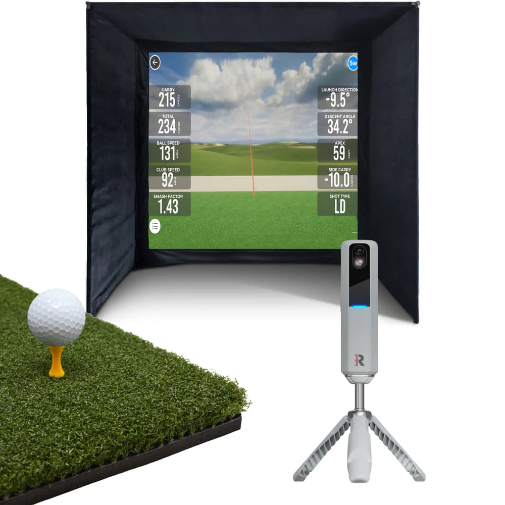 BUILD YOUR OWN ENCLOSURE BUNDLE SIM 1 - (8'6 x 8'2 x 4'11 ft 2.6 x 2.5 x 1.5m) Tee Turf RAPSODO MLM2PRO MOBILE LAUNCH MONITOR & GOLF SIMULATOR